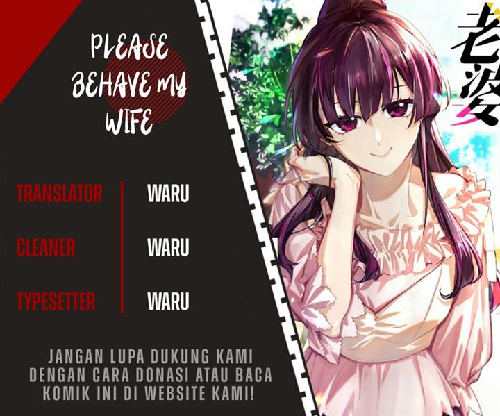 Please Behave, My Wife Chapter 1