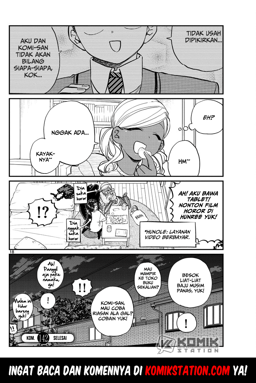 Komi-san wa Komyushou Desu. Chapter 142