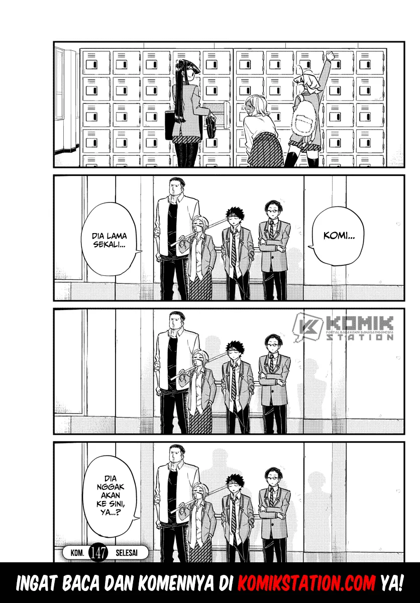 Komi-san wa Komyushou Desu. Chapter 147