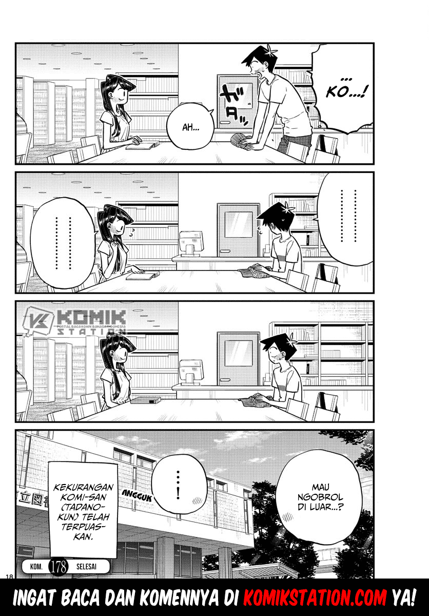 Komi-san wa Komyushou Desu. Chapter 178