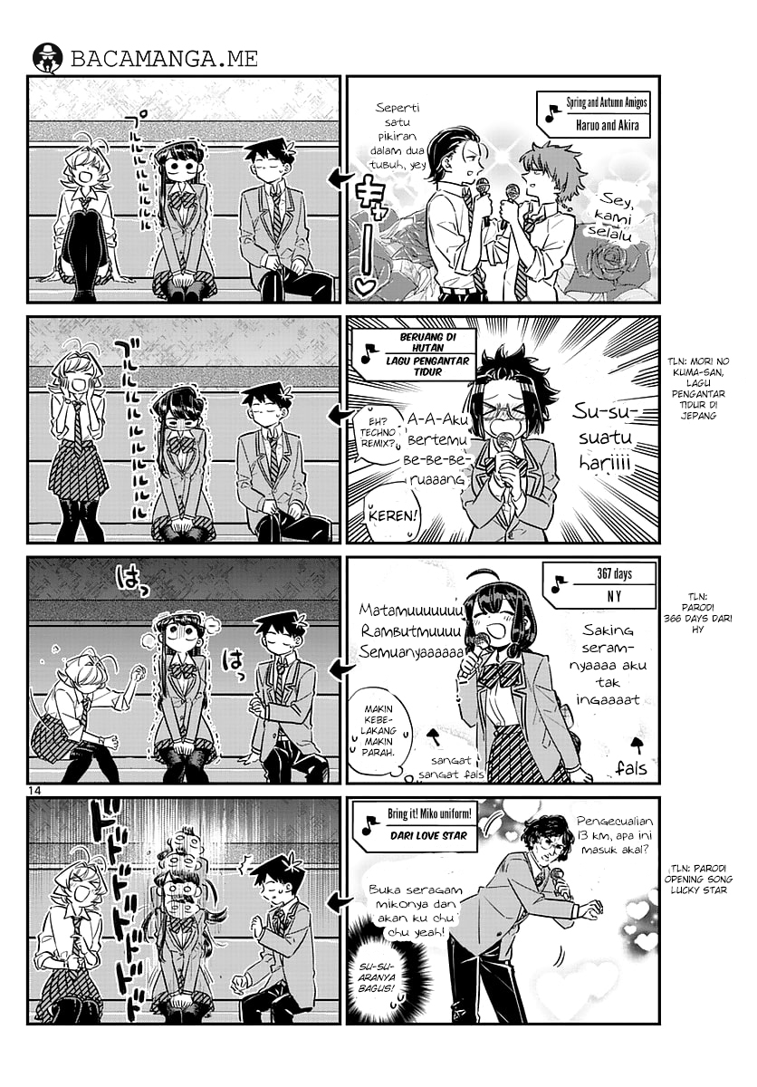 Komi-san wa Komyushou Desu. Chapter 73