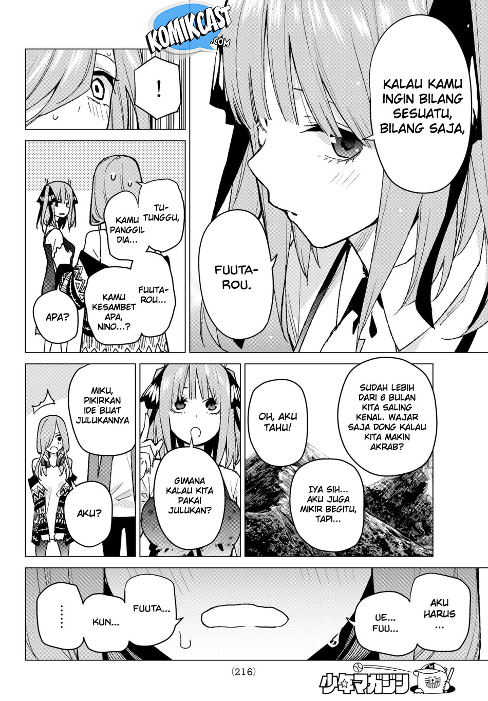 Go-Toubun no Hanayome Chapter 62