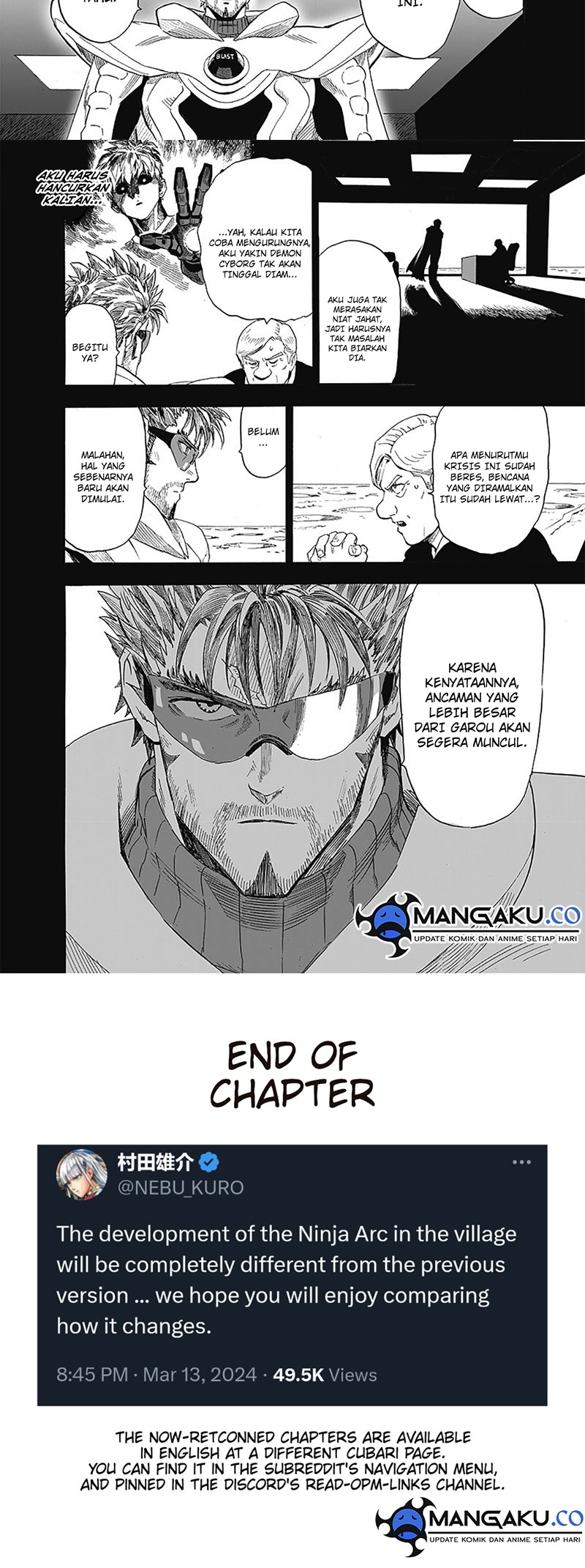 One Punch-Man Chapter 252.5