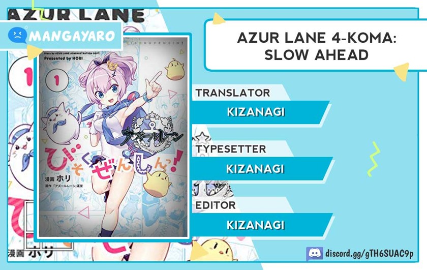 Azur Lane 4-koma: Slow Ahead! Chapter 8-10