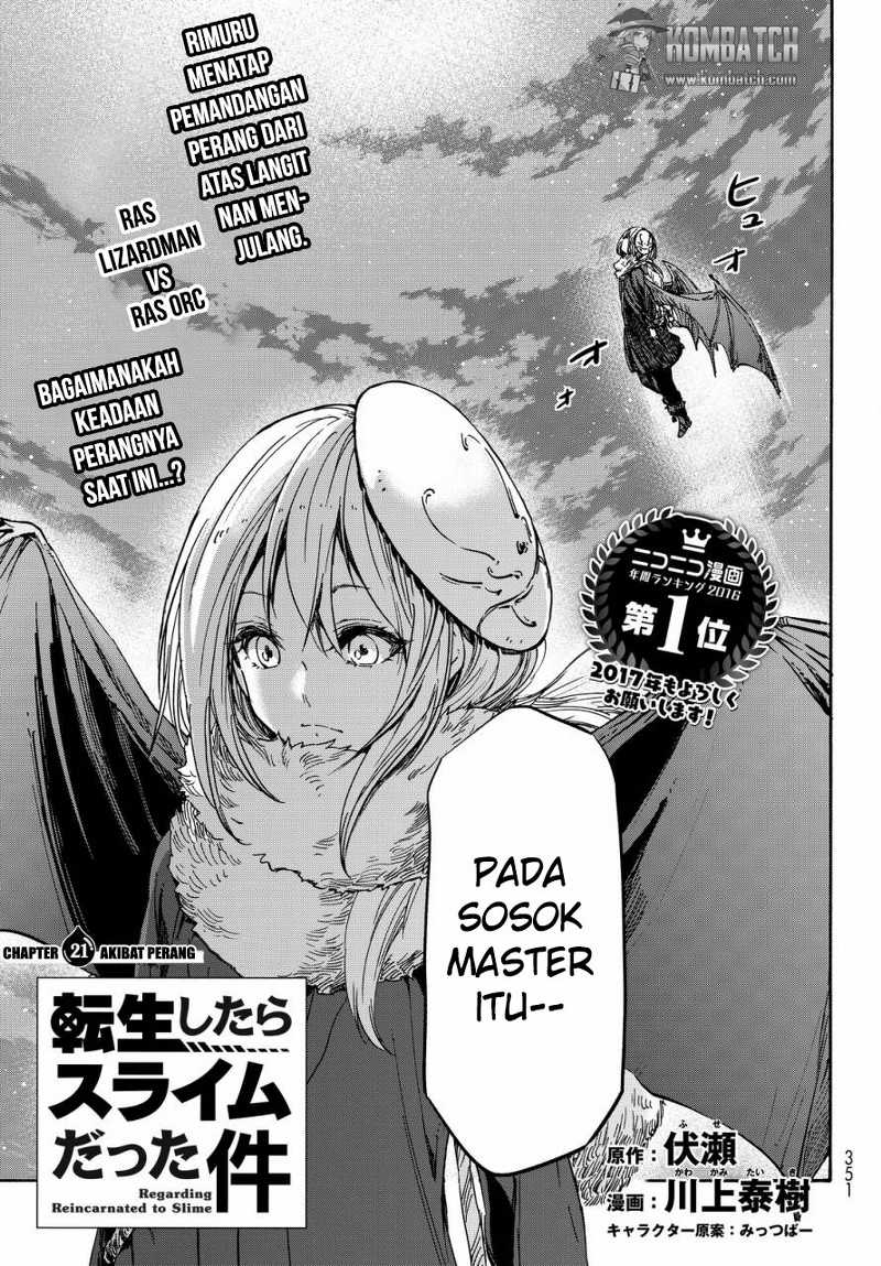 Tensei Shitara Slime Datta Ken Chapter 21