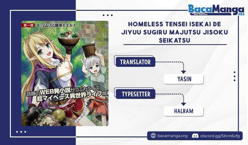 Homeless Tensei: Isekai De Jiyuu Sugiru Majutsu Jisoku Seikatsu Chapter 8.1