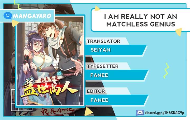 I Am Really Not an Matchless Genius Chapter 37