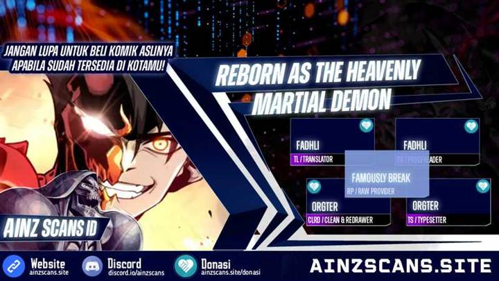 Reborn as a Heavenly Martial Demon Chapter 4