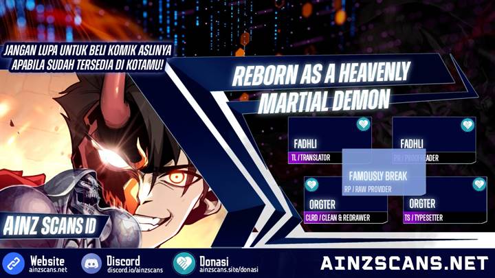 Reborn as a Heavenly Martial Demon Chapter 5