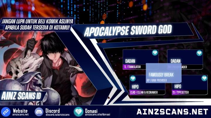Apocalypse Sword God Chapter 9