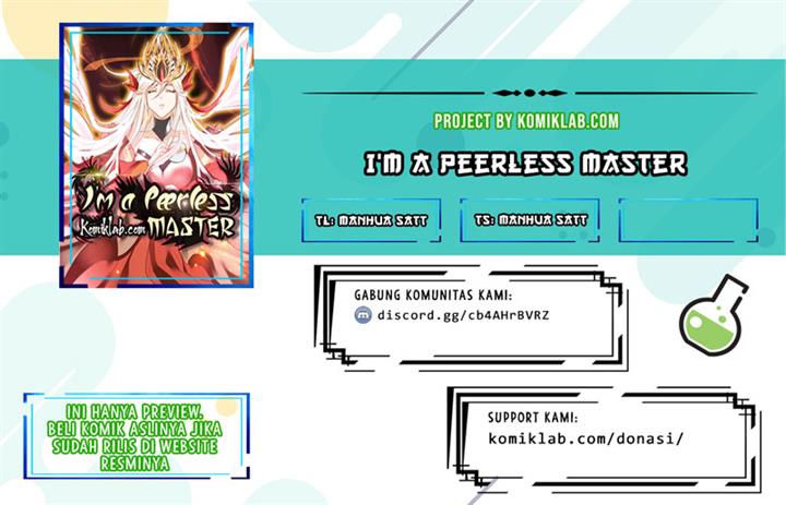 I’m A Peerless Master Chapter 1