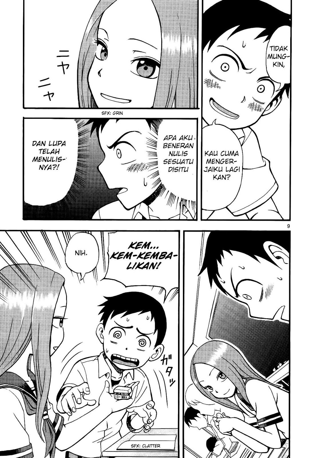 Karakai Jouzu no Takagi-san Chapter 01