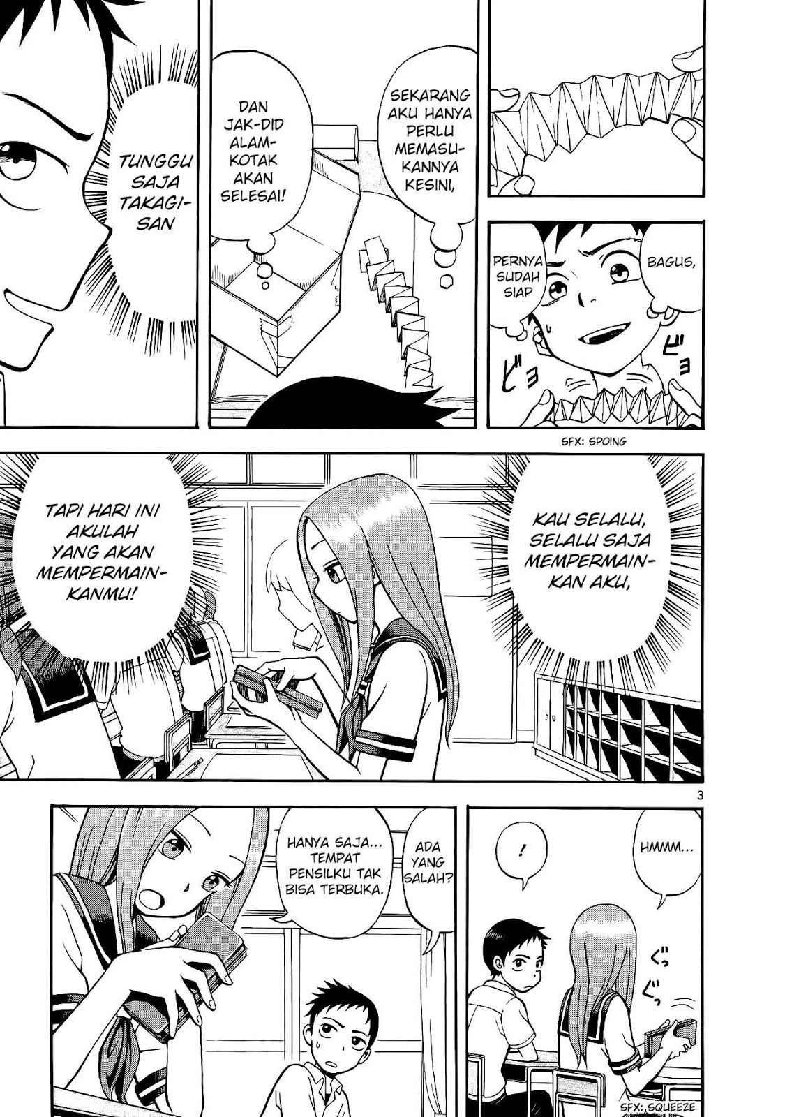 Karakai Jouzu no Takagi-san Chapter 01