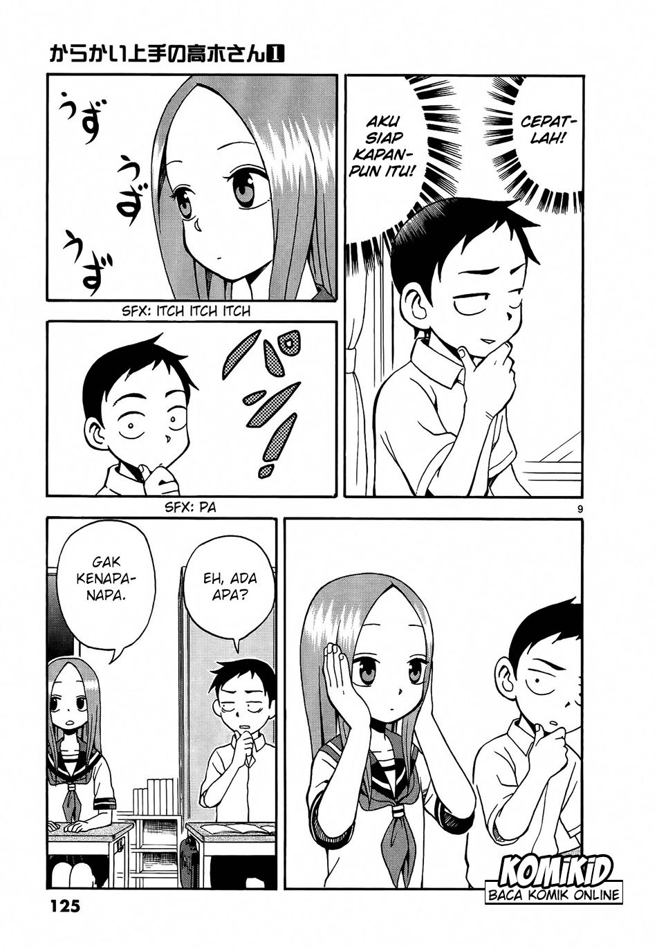 Karakai Jouzu no Takagi-san Chapter 08