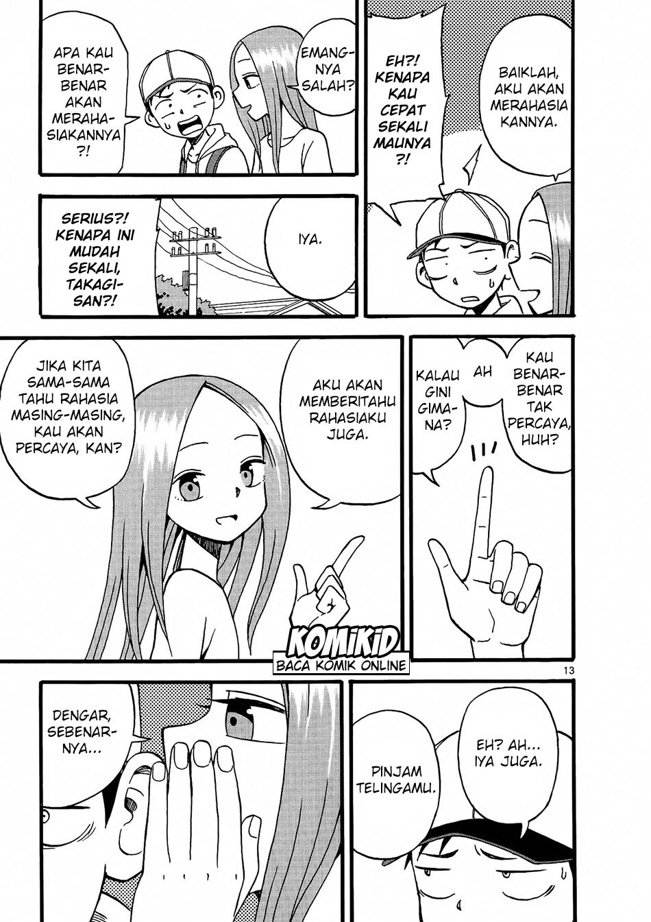 Karakai Jouzu no Takagi-san Chapter 09