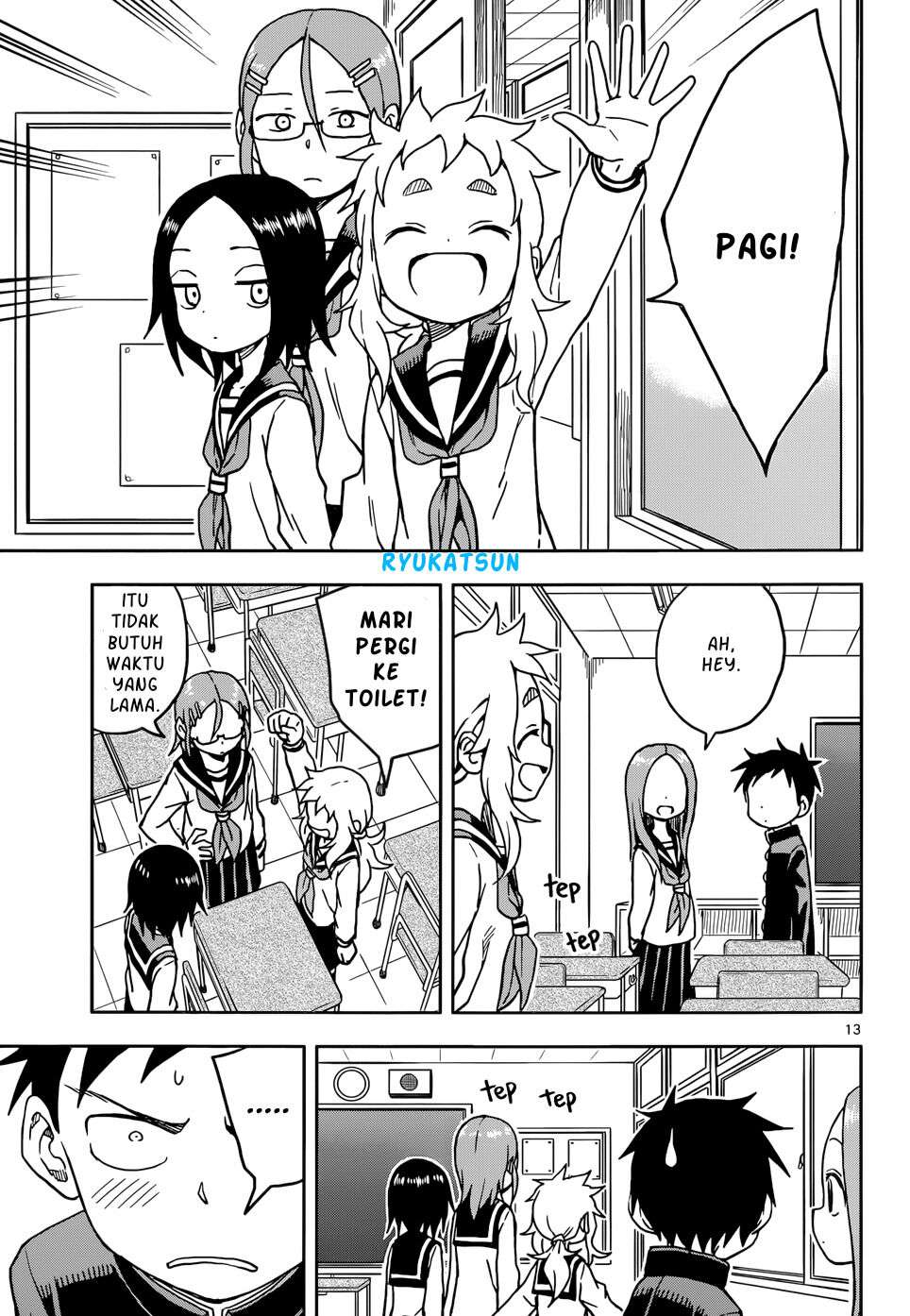 Karakai Jouzu no Takagi-san Chapter 102