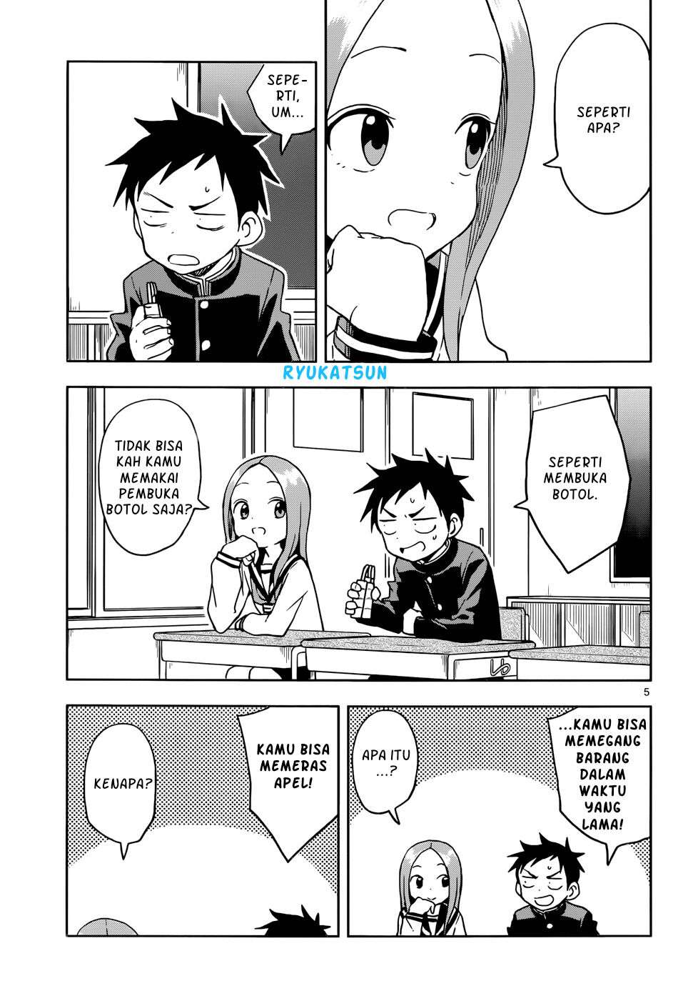 Karakai Jouzu no Takagi-san Chapter 103