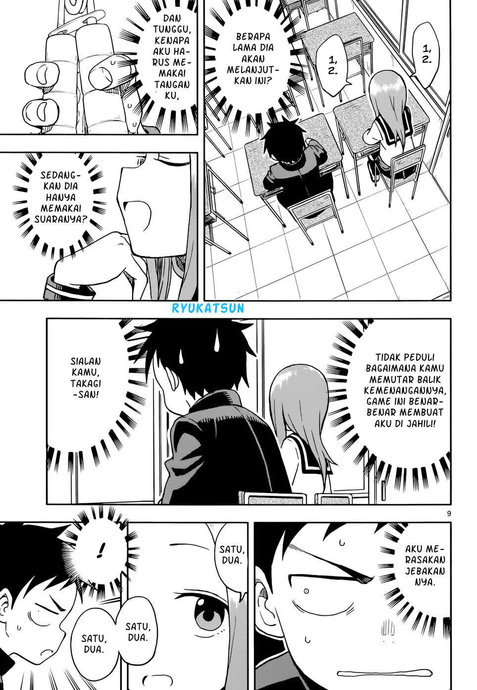 Karakai Jouzu no Takagi-san Chapter 103