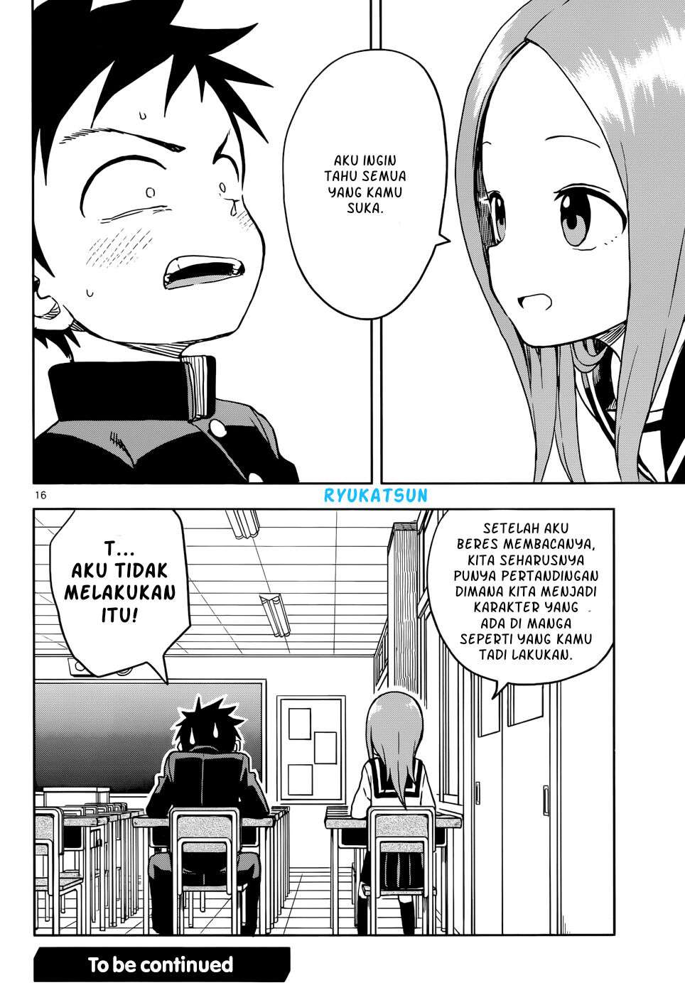 Karakai Jouzu no Takagi-san Chapter 104