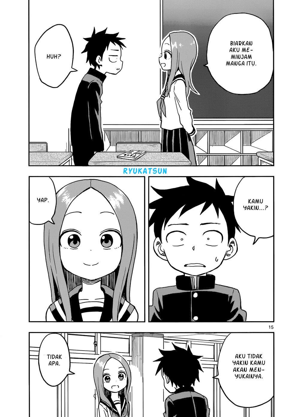 Karakai Jouzu no Takagi-san Chapter 104