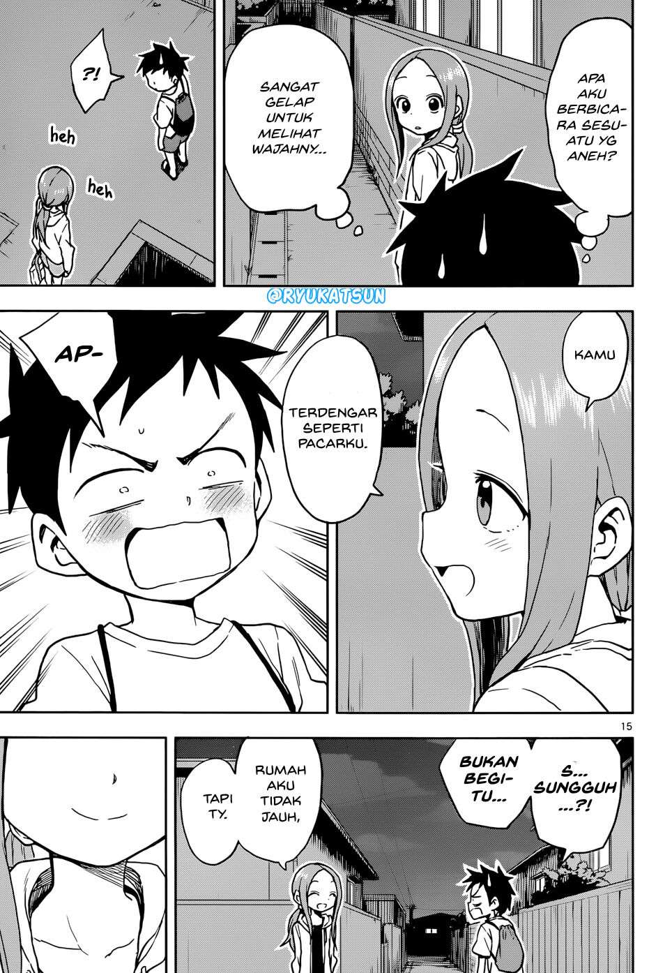 Karakai Jouzu no Takagi-san Chapter 109