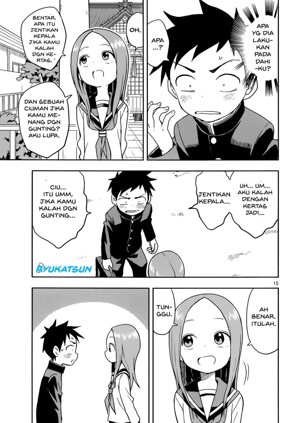 Karakai Jouzu no Takagi-san Chapter 110