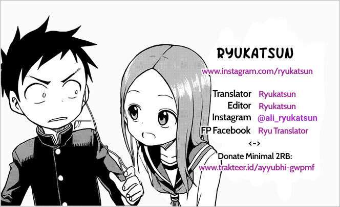 Karakai Jouzu no Takagi-san Chapter 118