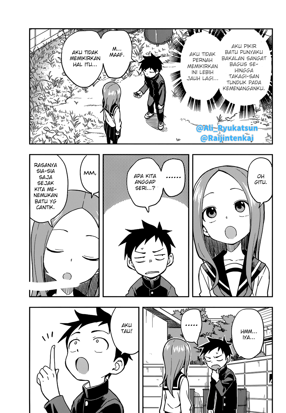 Karakai Jouzu no Takagi-san Chapter 145