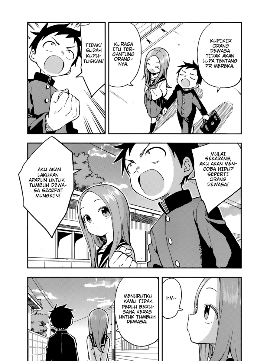 Karakai Jouzu no Takagi-san Chapter 156