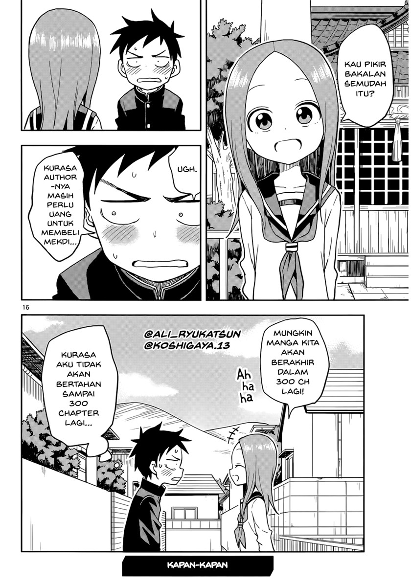 Karakai Jouzu no Takagi-san Chapter 158