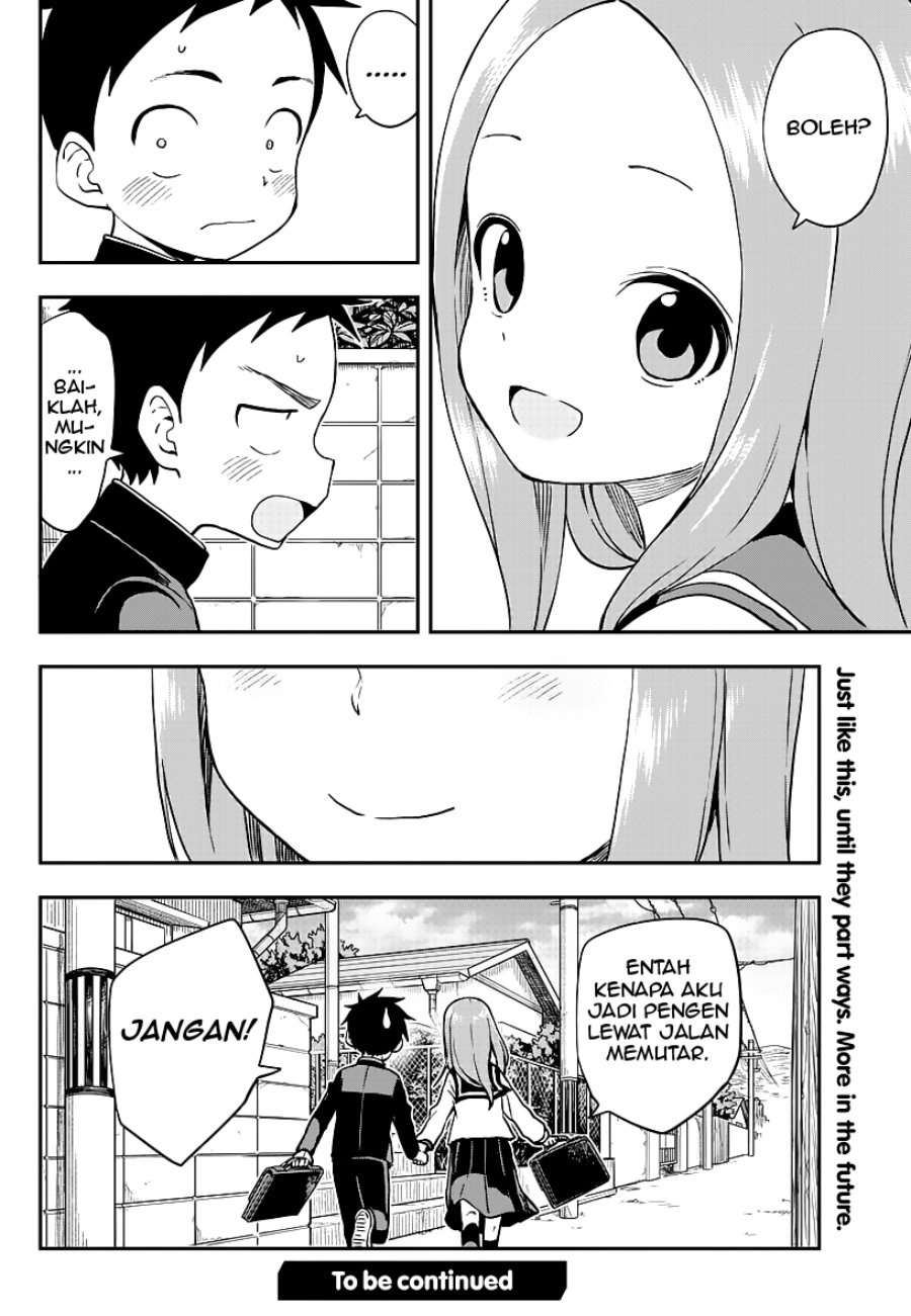 Karakai Jouzu no Takagi-san Chapter 165