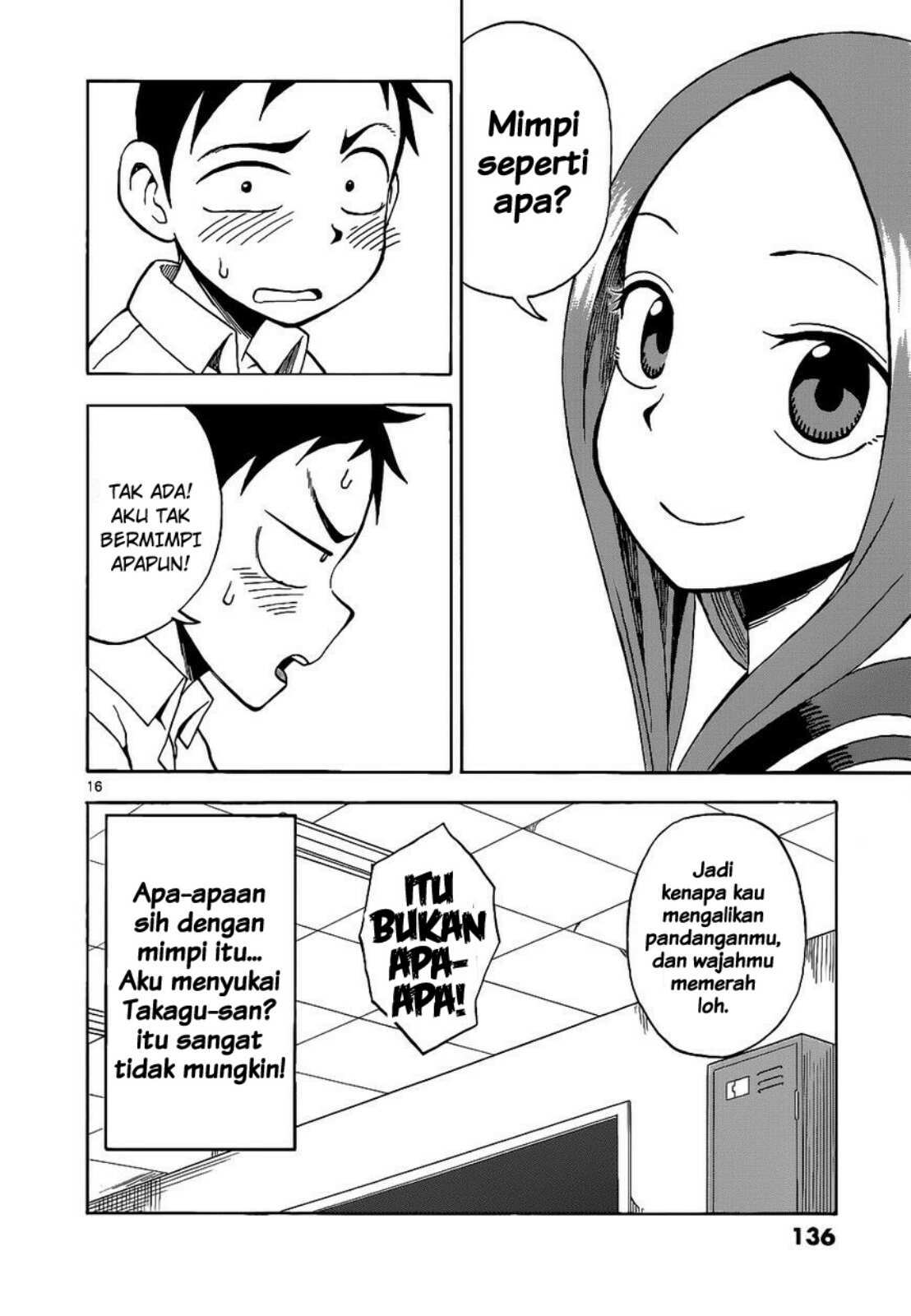 Karakai Jouzu no Takagi-san Chapter 17