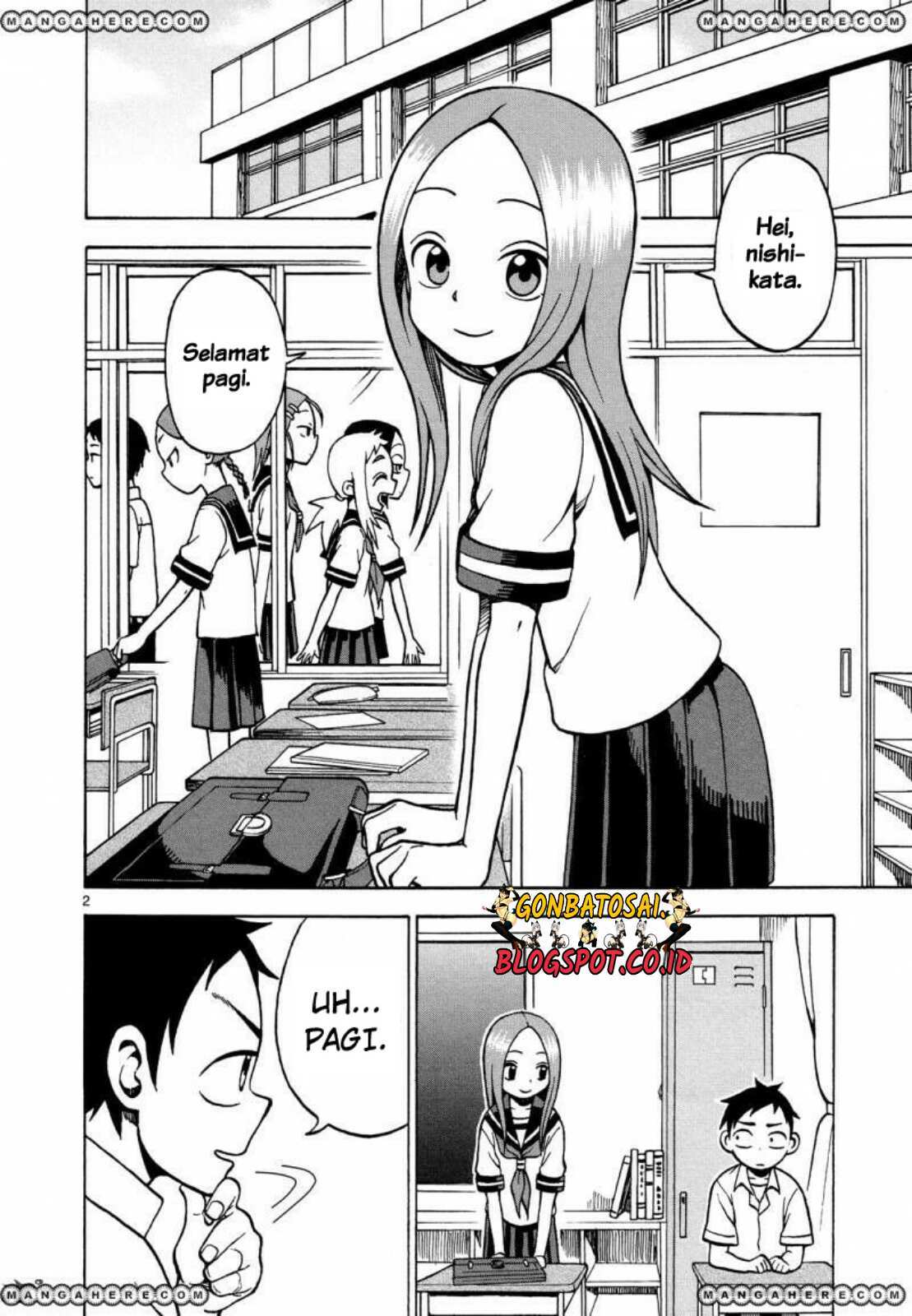 Karakai Jouzu no Takagi-san Chapter 19