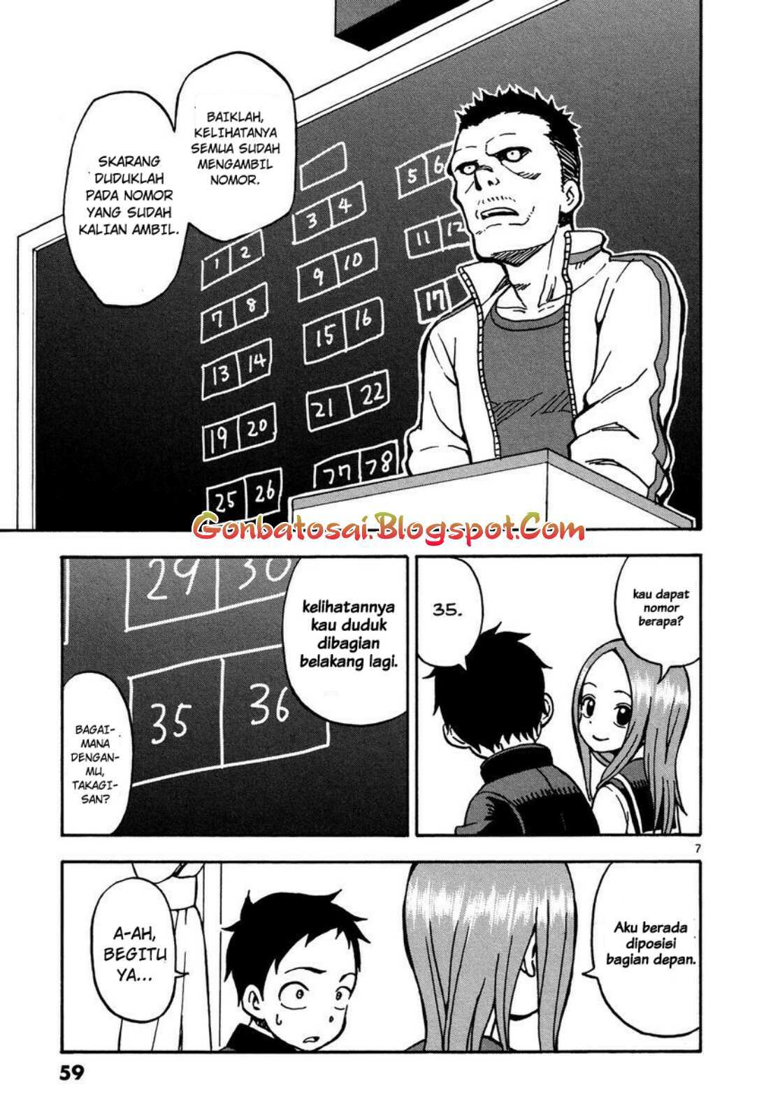 Karakai Jouzu no Takagi-san Chapter 21