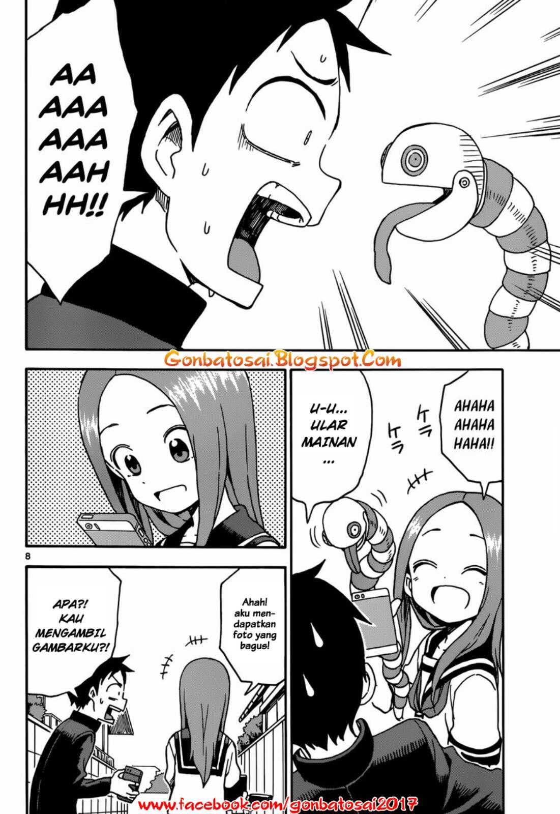 Karakai Jouzu no Takagi-san Chapter 34