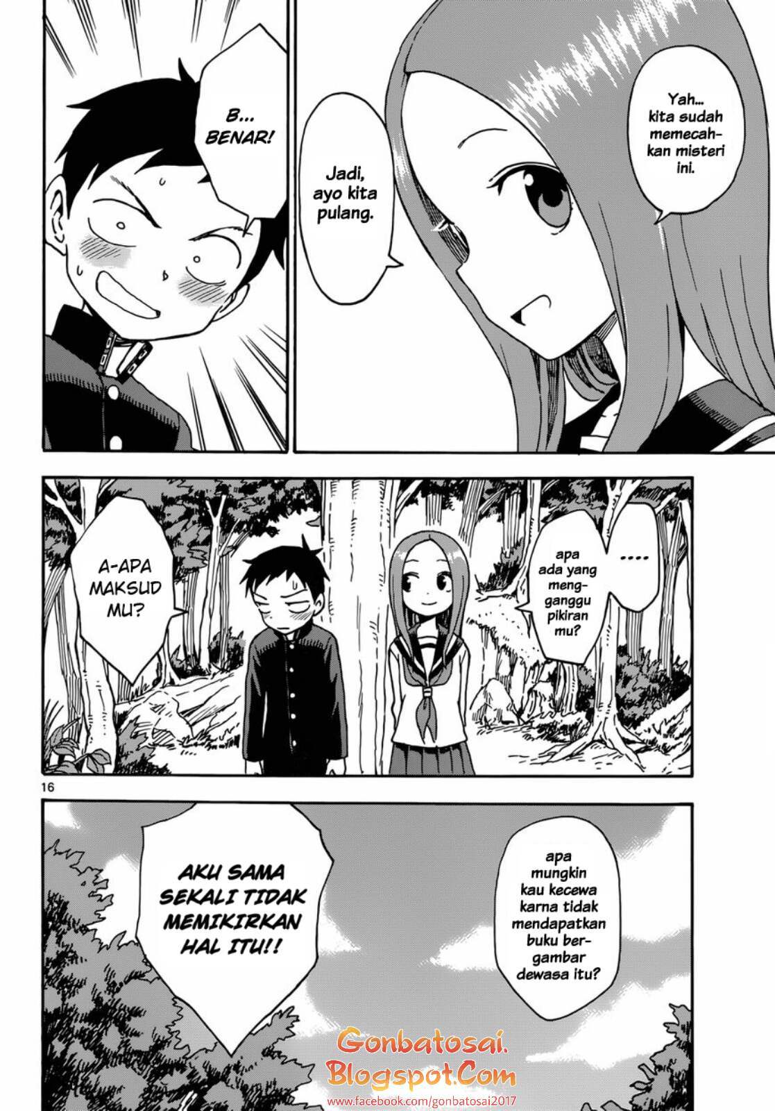 Karakai Jouzu no Takagi-san Chapter 40