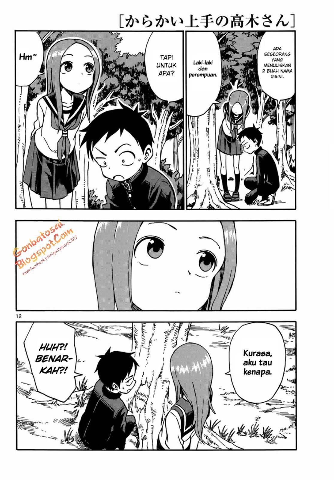 Karakai Jouzu no Takagi-san Chapter 40