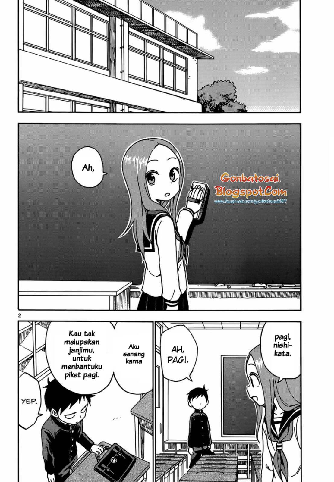 Karakai Jouzu no Takagi-san Chapter 43