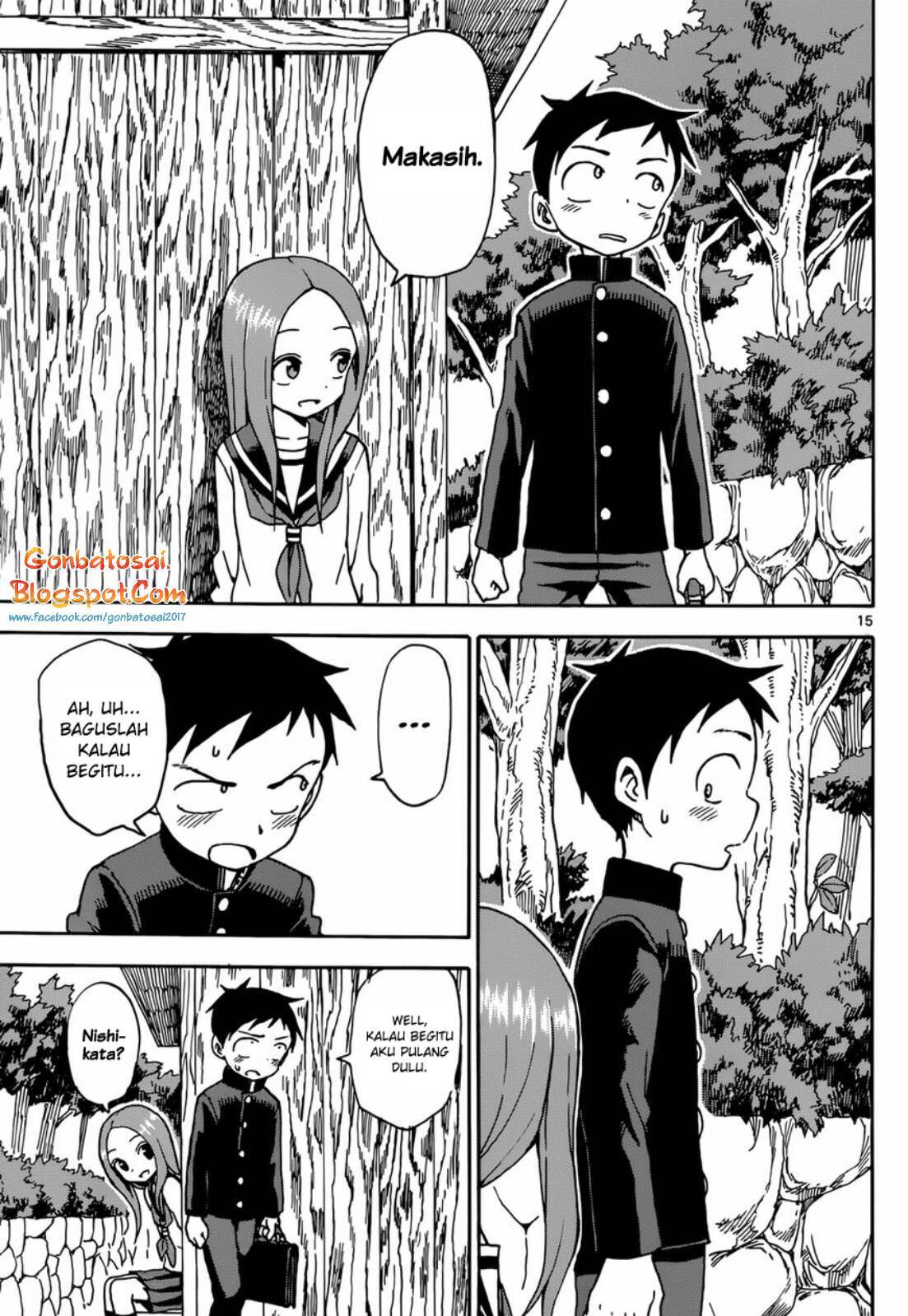 Karakai Jouzu no Takagi-san Chapter 44