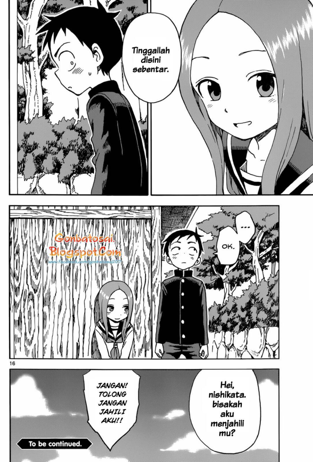 Karakai Jouzu no Takagi-san Chapter 44