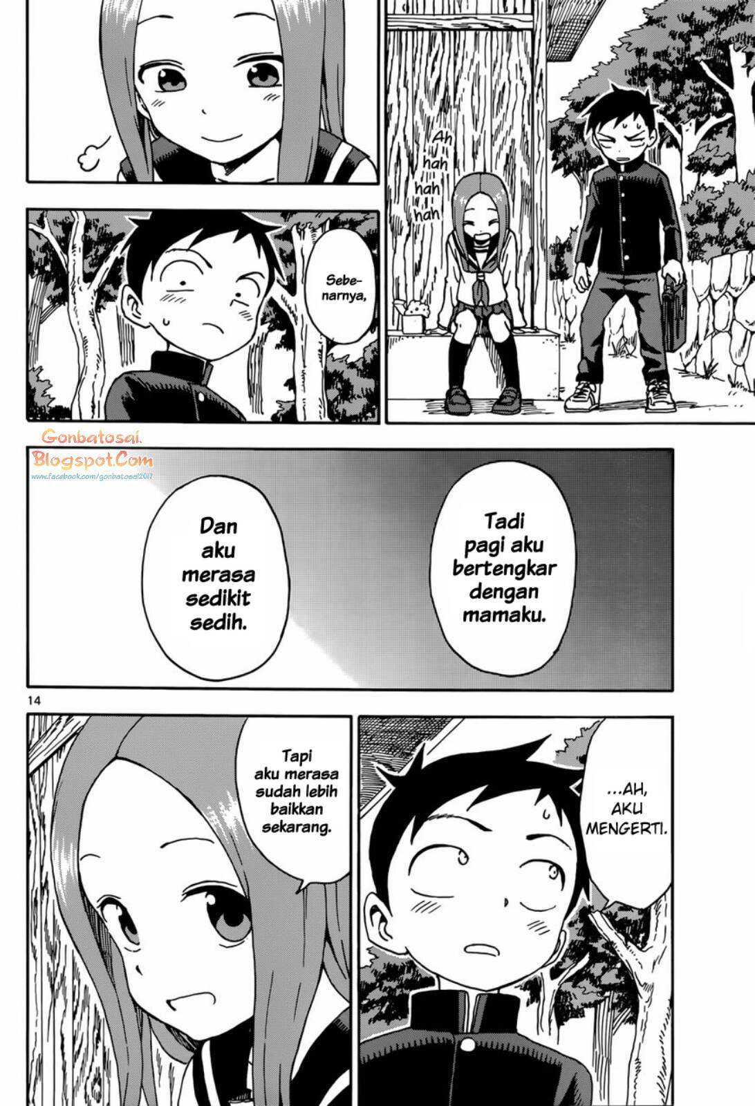 Karakai Jouzu no Takagi-san Chapter 44