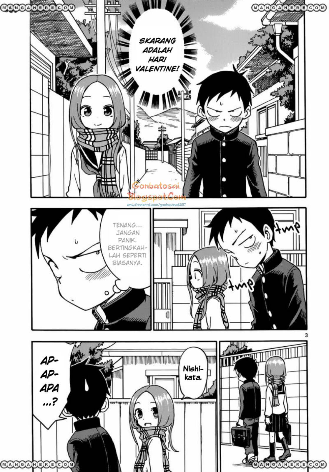 Karakai Jouzu no Takagi-san Chapter 45