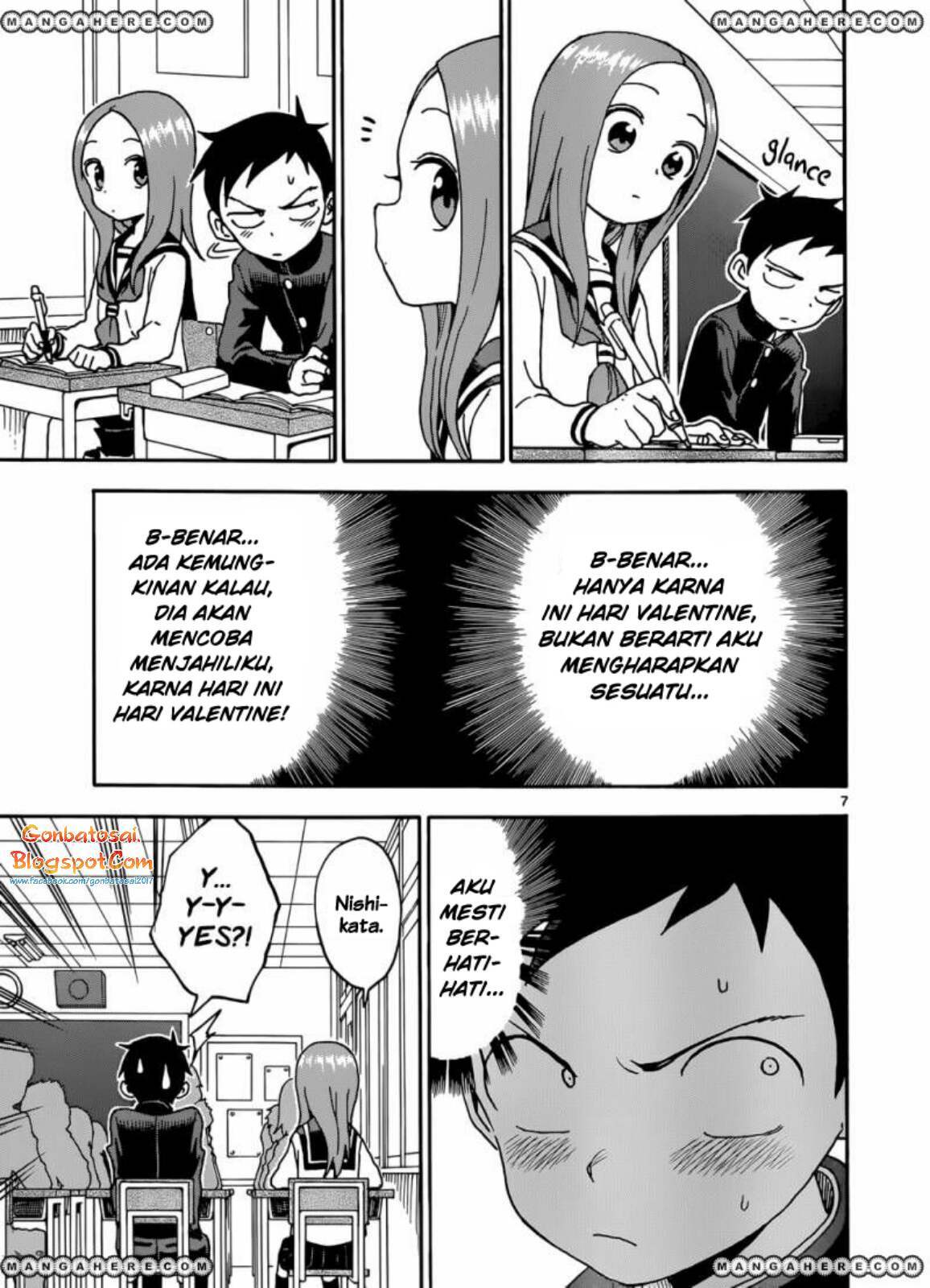 Karakai Jouzu no Takagi-san Chapter 45