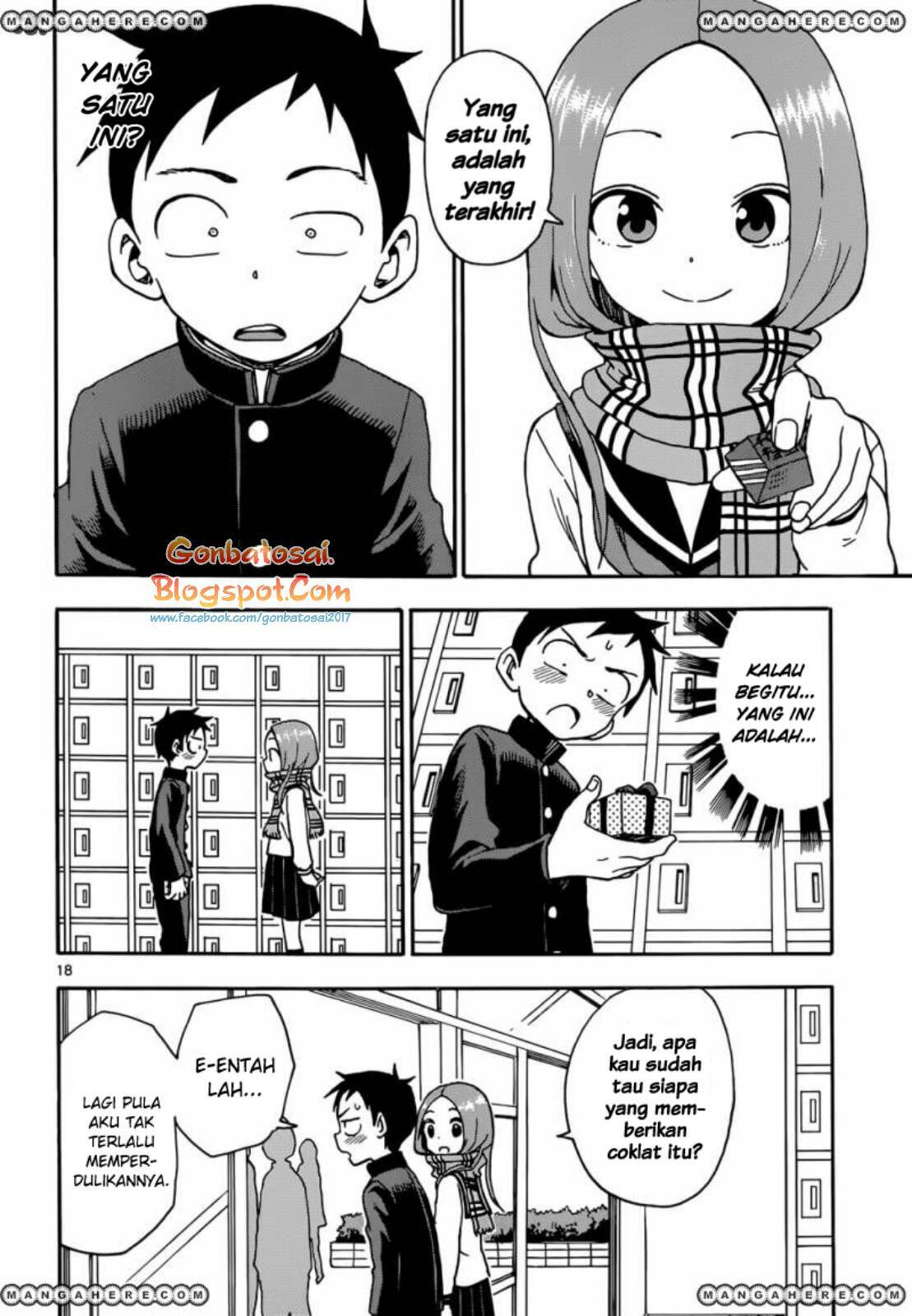 Karakai Jouzu no Takagi-san Chapter 45