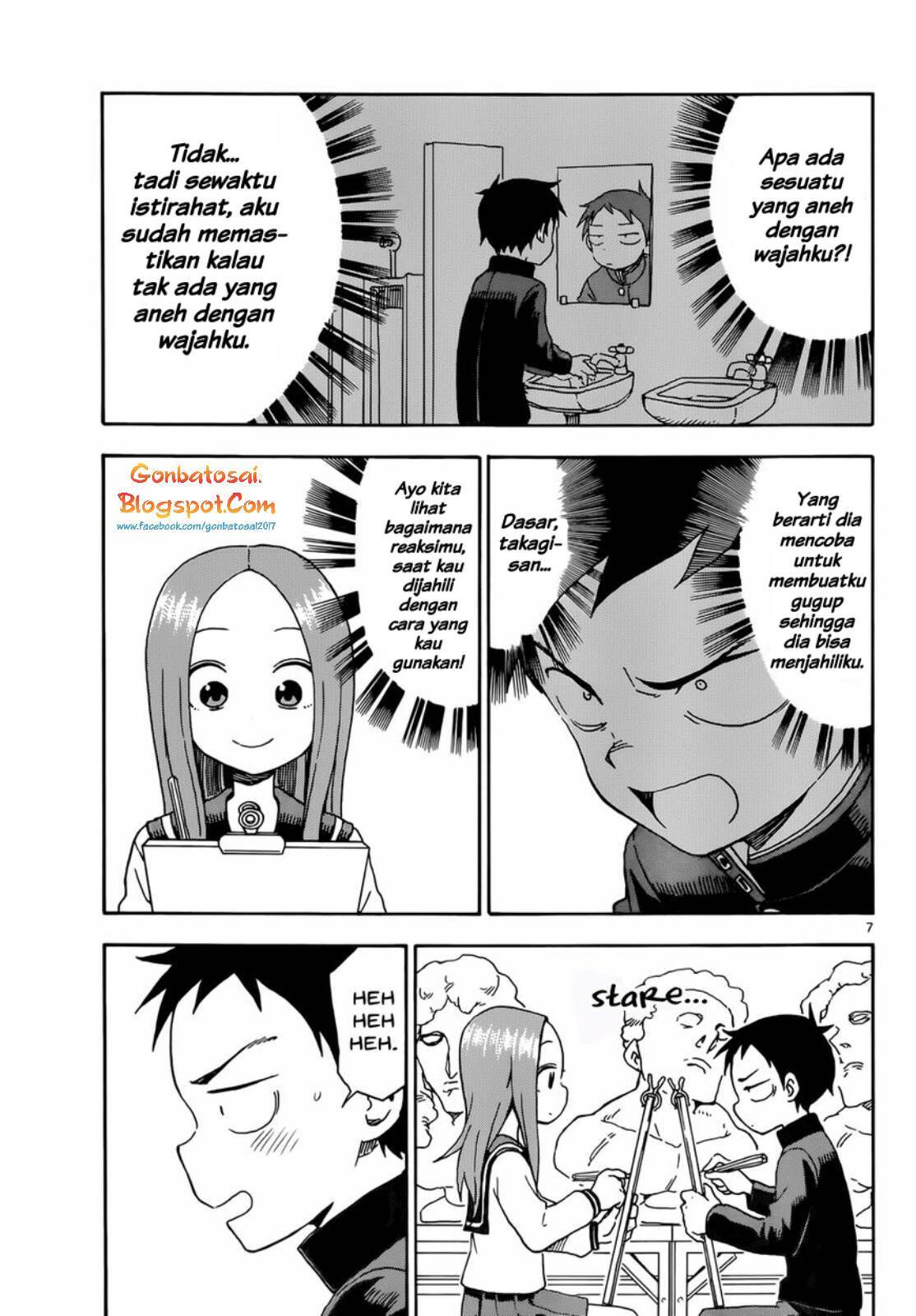 Karakai Jouzu no Takagi-san Chapter 50