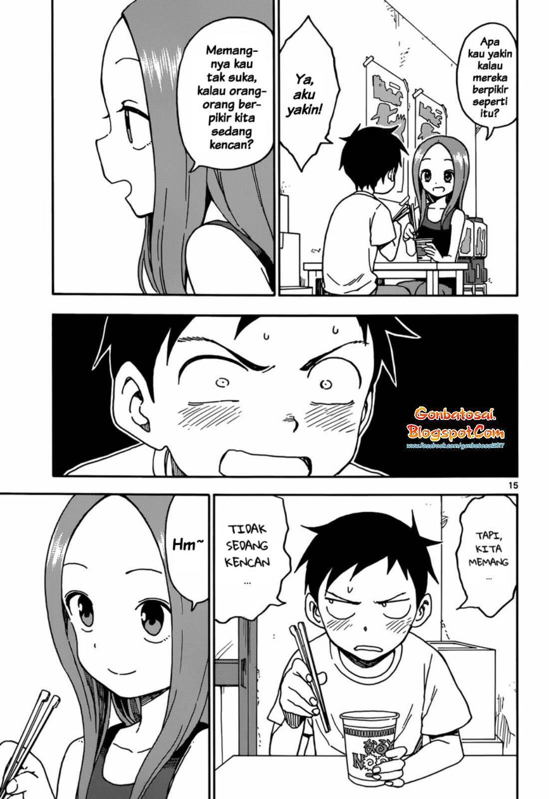 Karakai Jouzu no Takagi-san Chapter 53