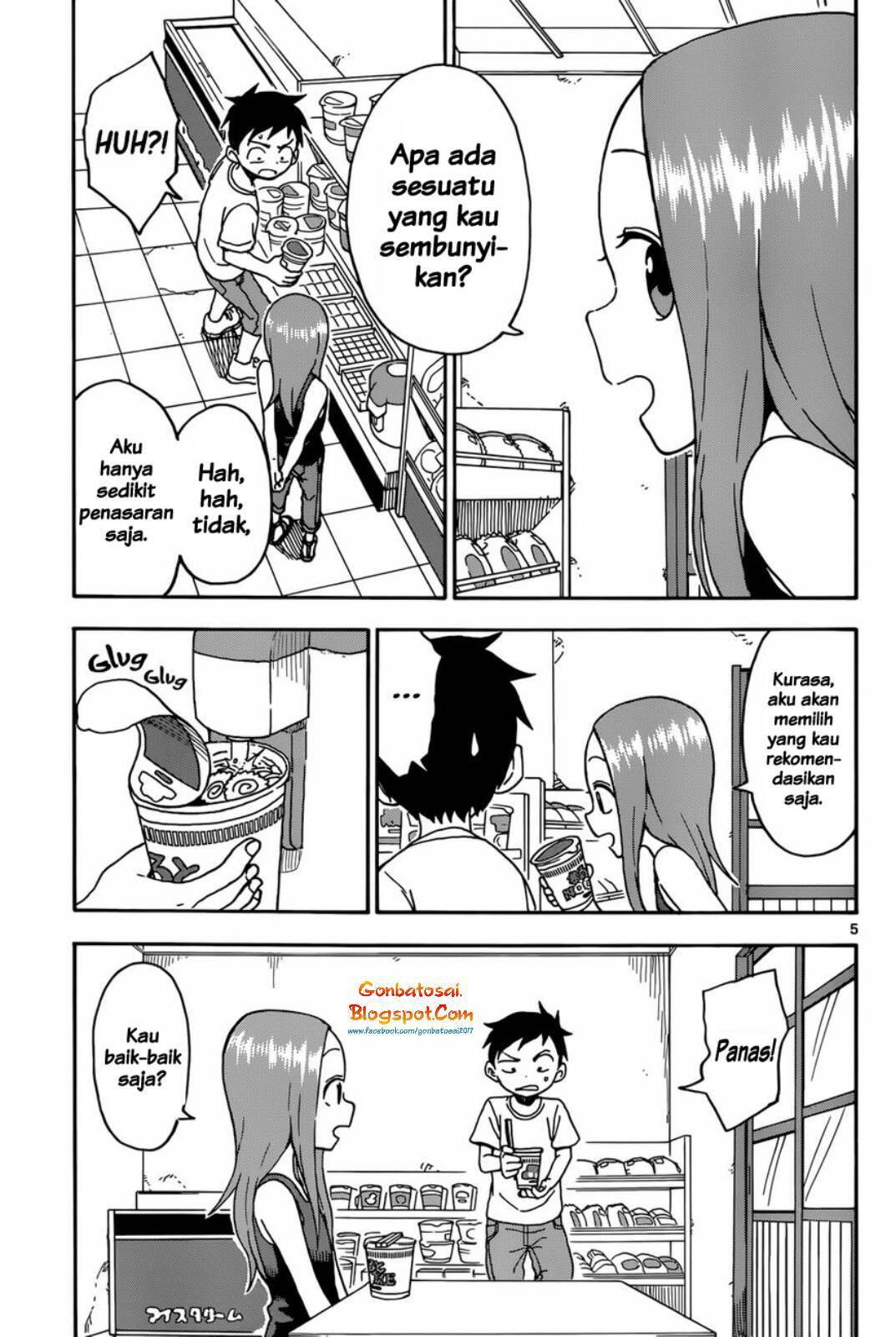 Karakai Jouzu no Takagi-san Chapter 53