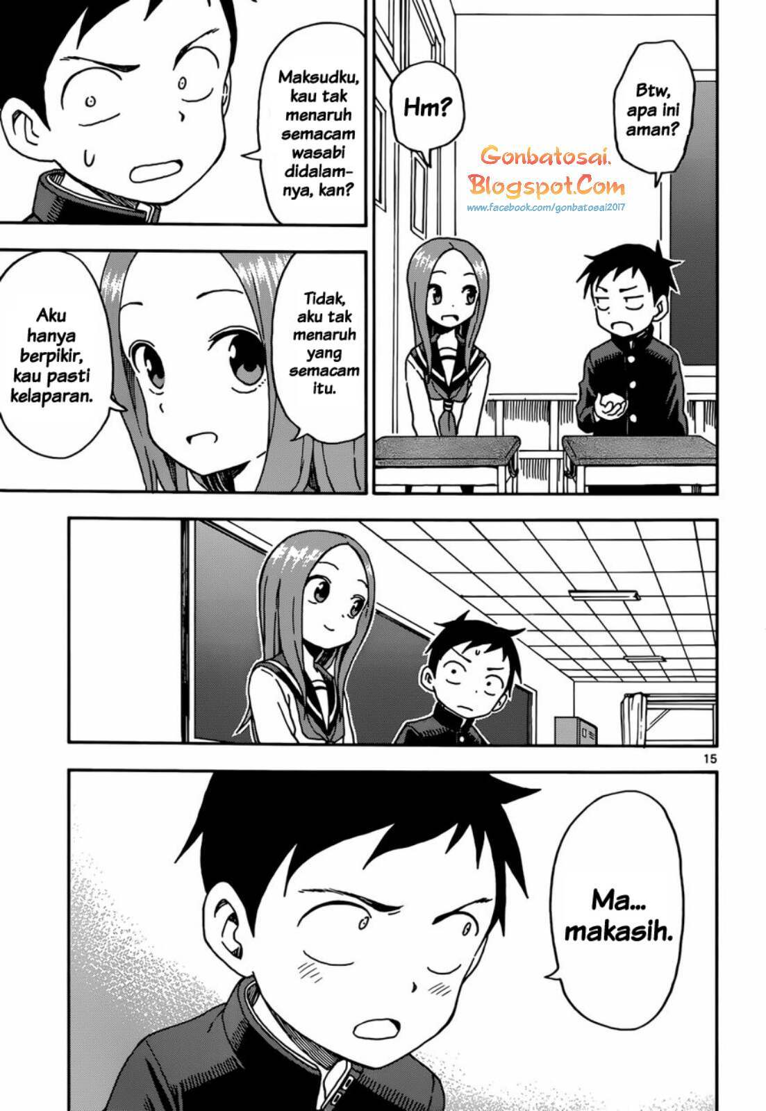 Karakai Jouzu no Takagi-san Chapter 54