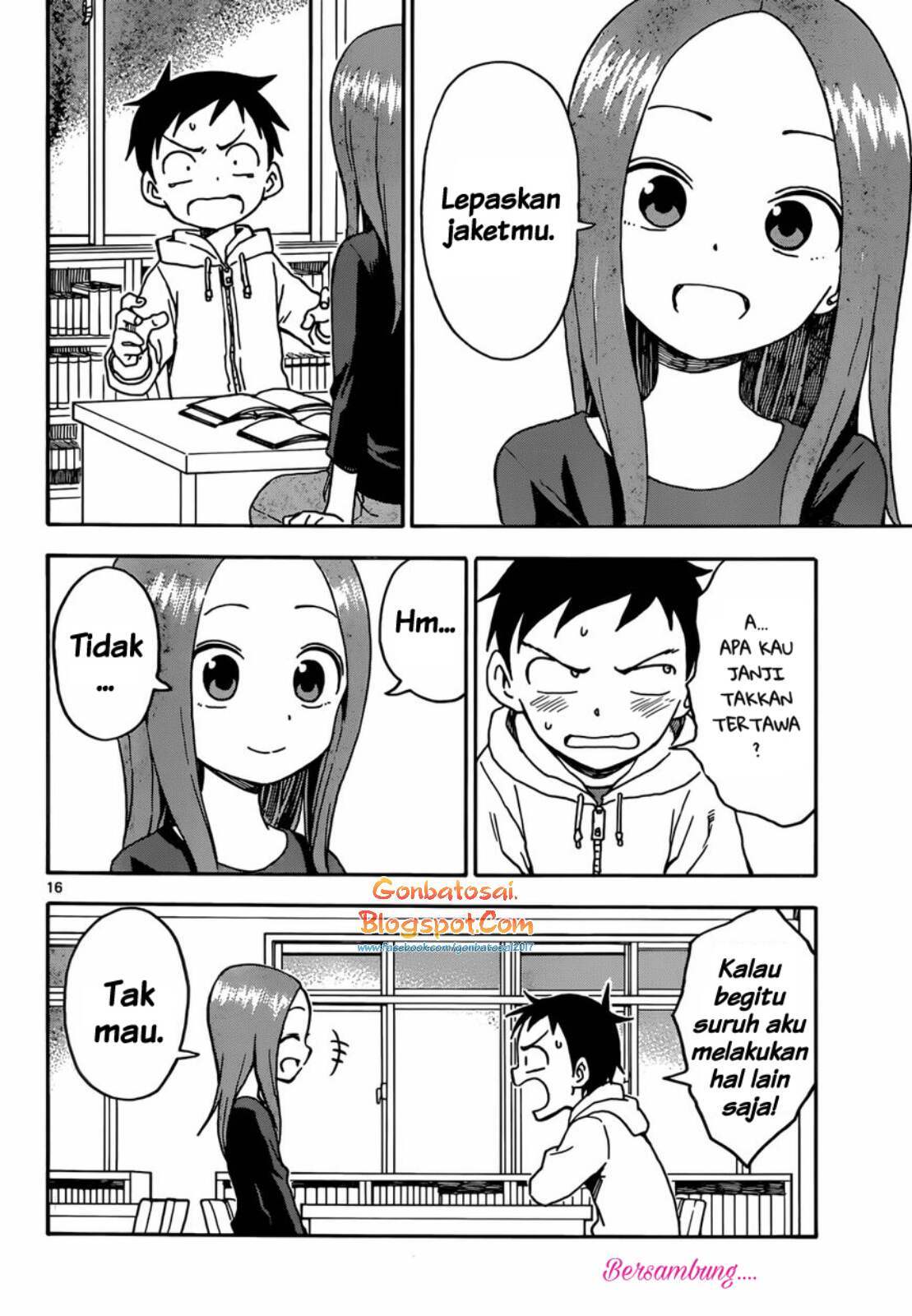 Karakai Jouzu no Takagi-san Chapter 55