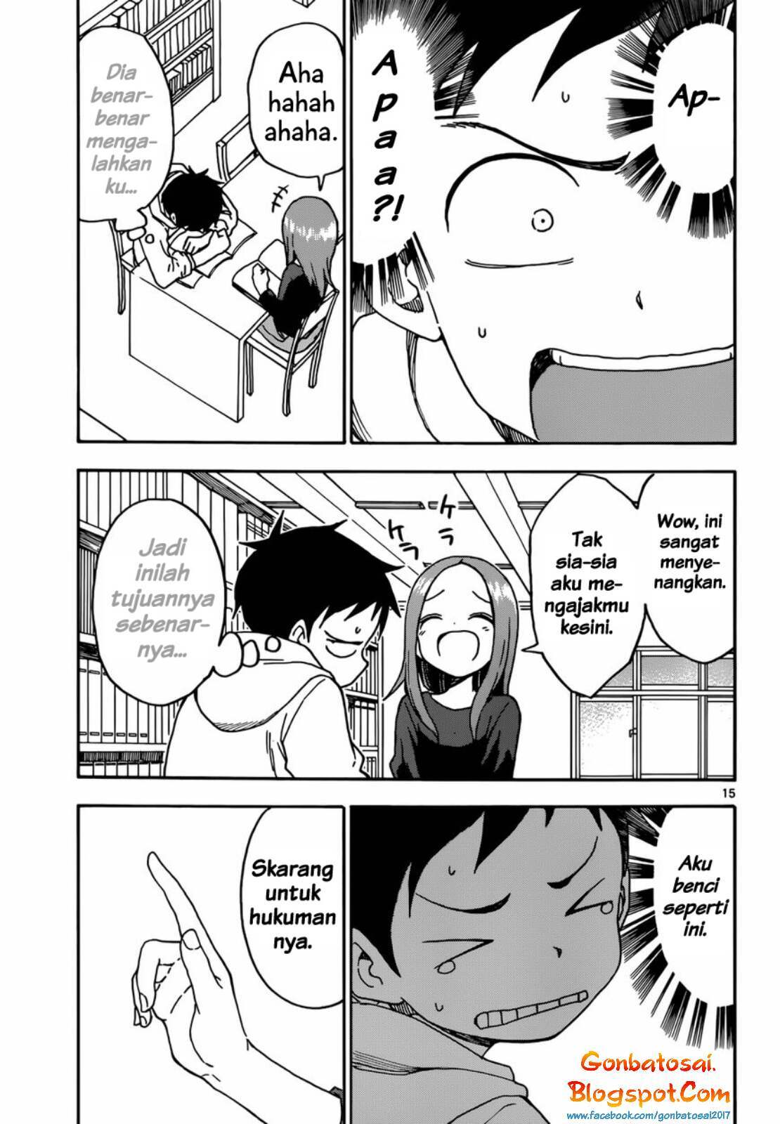 Karakai Jouzu no Takagi-san Chapter 55